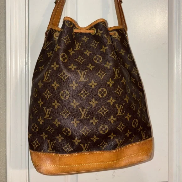 Louis Vuitton Noé Monogram Bucket Bag Vintage Authentic Made in France - Picture 1 of 16
